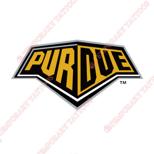 Purdue Boilermakers Customize Temporary Tattoos Stickers NO.5954